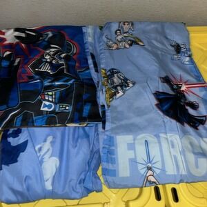 Star Wars The Force Twin‎ Sheets & Pillow Case Yoda Luke Leia Darth Vader